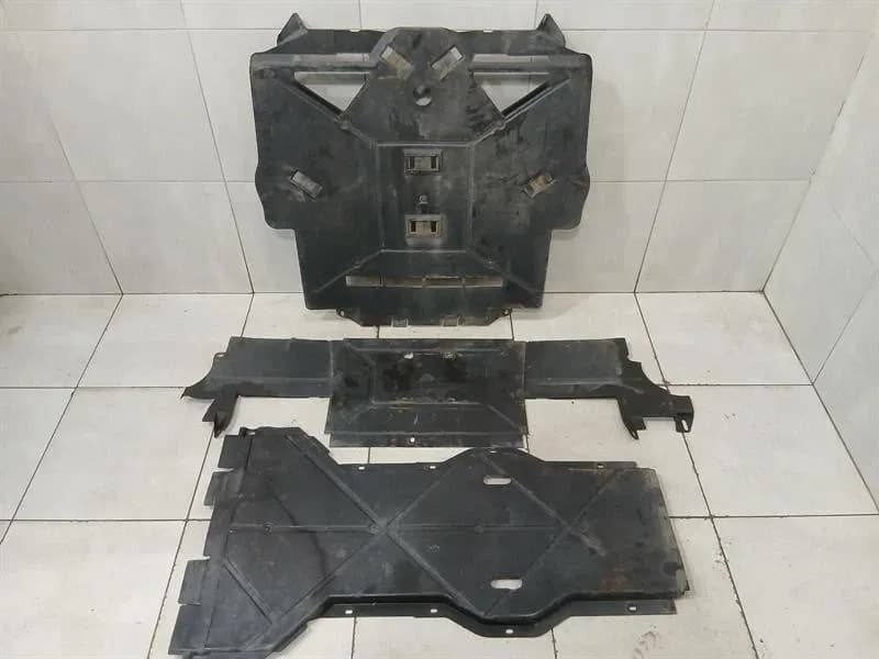 PORSCHE Porsche 911 996 Undertray Set 99650452702 Underbody Trim Set Defects