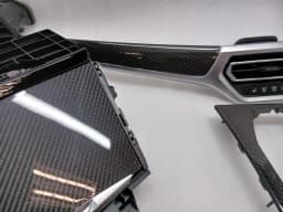 BMW BMW 3 M3 G80 G20 INTERIOR CARBON TRIM SET OEM 6806787 RHD CARBON LCI JP UK AU — thumbnail 4