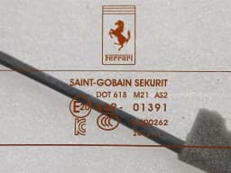 FERRARI FERRARI 296 GTS F171 Rear Screen 815189 Heckscheibe WINDOW CABRIO DRAFT STOP — thumbnail 4