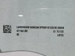 LAMBORGHINI Lamborghini Huracan LP640 EVO SPYDER Right Door Glass 4T7845202 Right Door Glass — thumbnail 4