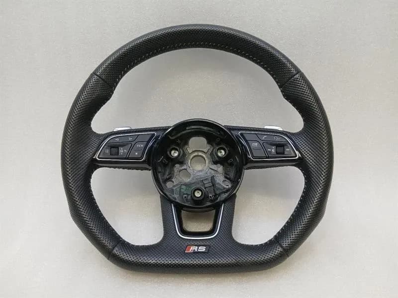 AUDI Audi RS5 F5 8W6 B9 15-24 Steering Wheel 8W0419091FE Steering Wheel Leather Black