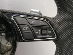 AUDI Audi RS5 F5 8W6 B9 15-24 Steering Wheel 8W0419091FE Steering Wheel Leather Black — thumbnail 8