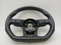 AUDI Audi RS5 F5 8W6 B9 15-24 Steering Wheel 8W0419091FE Steering Wheel Leather Black — thumbnail 9