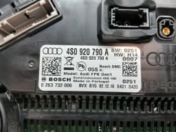 AUDI AUDI R8 4S PERFORMANCE INSTRUMENT CLUSTER 4S0920790A SPEEDOMETER — thumbnail 7