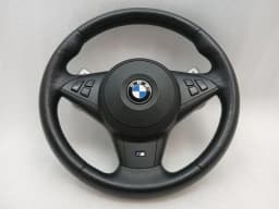 BMW 2005 M5 E60 BMW M6 E63 STEERING WHEEL 2283931 STEERING WHEEL COMPLETE SMG — thumbnail 1