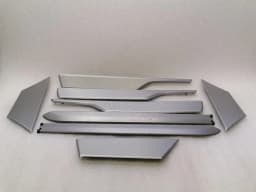 PORSCHE Porsche Taycan 9J Door Trim Panel Cover Incomplete Set 9J1853209 Cover Aluminum — thumbnail 9
