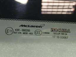 MCLAREN McLaren 720S Coupe Right Rear 1/4 Glass 14AA906CP Door Glass 1/4 Rear RH — thumbnail 4