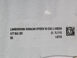LAMBORGHINI Lamborghini Huracan LP640 EVO SPYDER Left Door Glass 4T7845201 Left Door Window — thumbnail 4