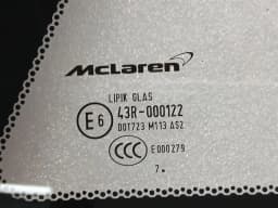 MCLAREN McLaren 720S Coupe Left Rear 1/4 Glass 14A2648CP Door Glass 1/4 Rear LH — thumbnail 4