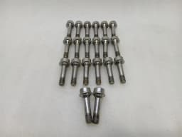 FERRARI Genuine Ferrari Titanium Wheel Bolts Titanium Bolt Kit New 206274 812 SF90 PISTA — thumbnail 1