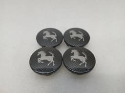 FERRARI Ferrari 296 GTS F171 889561 CARBON WHEEL HUB CAP SET OEM 54mm — thumbnail 2