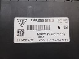 PORSCHE Porsche 911 991 Electronic Module 7PP959663D Control Unit Voltage — thumbnail 2