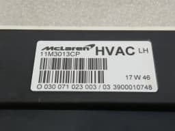 MCLAREN McLaren 720S Coupe Electronic module 11M3013CP control unit HVAC CLIMATE CONTROL — thumbnail 10