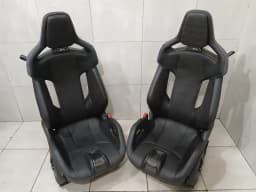 BMW BMW 4 G82 G83 M4 set of 2 seats bucket seats CSL carbon bucket seats black leather — thumbnail 2