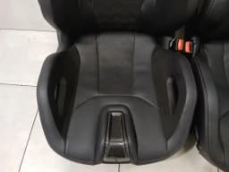 BMW BMW 4 G82 G83 M4 set of 2 seats bucket seats CSL carbon bucket seats black leather — thumbnail 6
