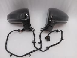 AUDI AUDI R8 4S PERFORMANCE LEFT DOOR MIRROR 4S0857527 CARBON SET RIGHT HAND DRIVE RHD — thumbnail 2