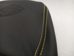 PORSCHE PORSCHE 911 991 LWB SEAT COVERS LOGO RACING YELLOW SEATS TRIM CREST YELLOW — thumbnail 4