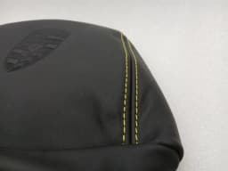 PORSCHE PORSCHE 911 991 LWB SEAT COVERS LOGO RACING YELLOW SEATS TRIM CREST YELLOW — thumbnail 7