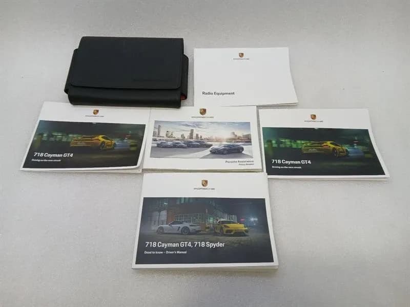 PORSCHE Porsche Cayman 718 GT4 Service Booklet Service Booklet Owners Manual Handbook