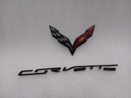 CHEVROLET Chevrolet Corvette C7 Flag Emblem Badge 23168615 Logo Badge — thumbnail 10