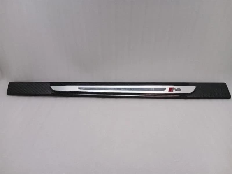 AUDI AUDI R8 4S PERFORMANCE DOOR SILL 4S0853371D CARBON DOOR ENTRY SILL LED LEFT