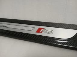 AUDI AUDI R8 4S PERFORMANCE DOOR SILL 4S0853371D CARBON DOOR ENTRY SILL LED LEFT — thumbnail 9