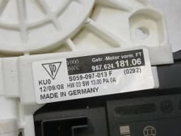 PORSCHE Porsche Boxster 987 door window motor set 99762418106 window regulator motor set — thumbnail 5
