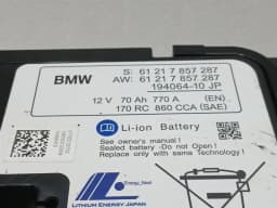 BMW BMW 4 G83 M4 module 61217857287 battery 12V 70Ah 770A LiON BATTERY — thumbnail 10