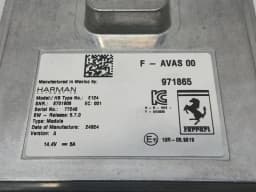 FERRARI Ferrari 296 GTS F171 electronic module 971865 AVAS control unit — thumbnail 2