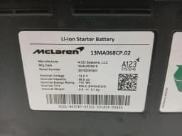 MCLAREN McLaren 720S 600LT 570S OEM LION 13MA068CP BATTERY BATTERY CHARGED TESTED — thumbnail 2