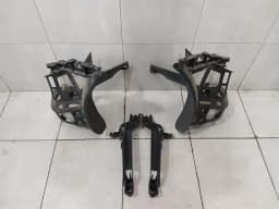 PORSCHE Porsche Cayman 981 holder bracket 98150563101 rear bumper set holder carrier set — thumbnail 1