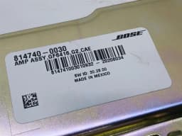 PORSCHE Porsche Taycan 9J Amplifier 9J1035223D Bose Amp — thumbnail 8