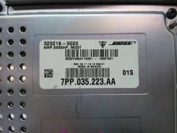 PORSCHE Porsche Cayman 981 Amplifier 7PP035223AA BOSE Amp — thumbnail 7