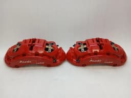 AUDI AUDI E-TRON GT RS CARBIDE PSCB Brake Caliper 4J3615106AE FRONT SET Brake Caliper X2 — thumbnail 1