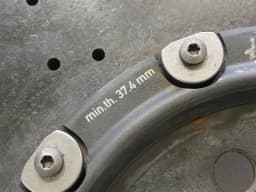 AUDI Audi R8 4S Plus Ceramic Brake Disc Front 4S0615302A Front Brake Disc 380MM — thumbnail 4