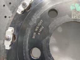 MCLAREN McLaren 720S Coupe Brake Disc Front 14C0033CP Brake Disc Front CERAMIC — thumbnail 4