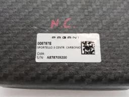 LAMBORGHINI PAGANI HUAYRA Cover Located Between Seats 008787E Fairing Center CARBON — thumbnail 9