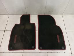 PORSCHE Porsche Cayman 981 GT4 Floor Mats LHD Floor Mats LEATHER — thumbnail 1