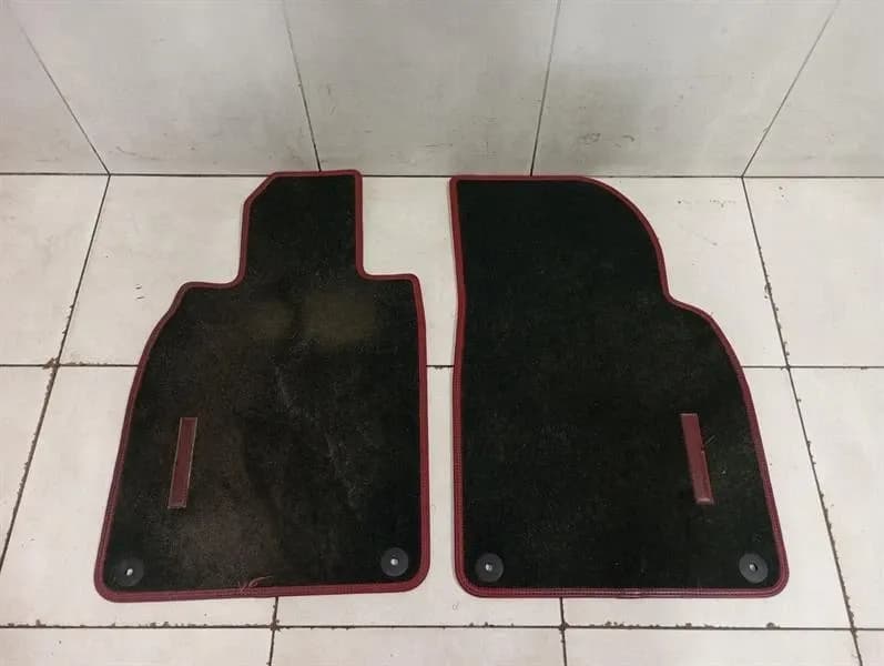 PORSCHE Porsche Cayman 981 GT4 Floor Mats LHD Floor Mats LEATHER