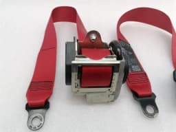 PORSCHE Porsche 911 997 Front Seatbelt Set 99780303302 Seat Belt Red Coupe — thumbnail 3