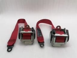 PORSCHE Porsche 911 997 Front Seatbelt Set 99780303302 Seat Belt Red Coupe — thumbnail 9