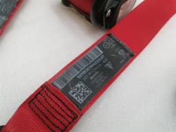 PORSCHE Porsche 911 997 Front Seatbelt Set 99780303302 Seat Belt Red Coupe — thumbnail 8