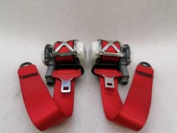 FERRARI Ferrari 458 F142 Spider Seatbelt Set 829595 Red Front Seat Belt Set — thumbnail 1