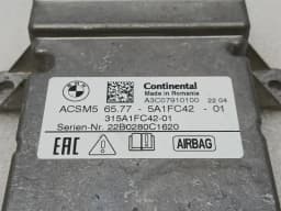 BMW BMW 3 Series M3 G80 G20 Safety Module ECU 5A1FC42 Air Control Unit SRS — thumbnail 7