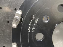 FERRARI Ferrari 296 GTS F171 brake disc rear 319166 brake disc rear ceramic GTB — thumbnail 4