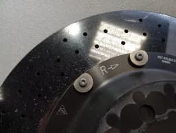 PORSCHE Porsche 911 992 GT3 brake disc rear 9GT615602D defective brake disc rear — thumbnail 9