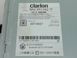 PORSCHE Porsche Cayman 981 GT4 Navigation Monitor 6PJ6421F JAPAN CLARION Screen — thumbnail 7