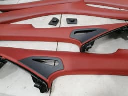 PORSCHE Porsche 911 996 A/B Post Cover 99655598203 Trim Terracotta Leather — thumbnail 3