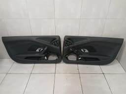 AUDI AUDI R8 4S PERFORMANCE DOOR CARD PAIR SET BLACK 4S2867105F RHD EXTENDED LEATHER — thumbnail 1