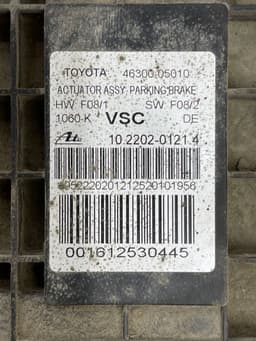 TOYOTA 4630005010 Parking brake motor / actuator TOYOTA AVENSIS (T270) (2009-2018) — thumbnail 2